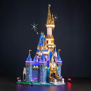 LED Luči Za 43222 Pravljice Princesa Grad gradniki DIY Razsvetljavo Igrača Darilo (Model Niso Vključene) Slike