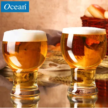 Ocean Vrč Pivo Toplotno Odporen Transparentno Steklo, Bavarski Vrč, Ustvarjalne Restavracija, Voditi Brezplačno, Milkshake Vrč, 455ml Slike