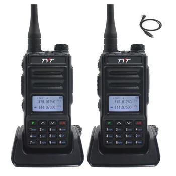 2PCS TYT TH-UV88 Talkie Walkie tyt dual band VOX Scrambler FM radio 136-174MHz & 400-480MHz UHF/VHF prenosni dva načina radio Slike