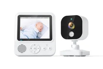 Povprečno 2,8-Palčni 720P Zaslon Baby Monitor Temperatura Lullaby Hranjenje Spomnite Jok Odkrivanje Varuška Varuška Cam Interkom Baby Kamera Slike