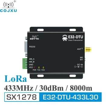 SX1278 433Mhz Brezžični Lora Modem RS232 RS485 GURS-K 30dBm 8Km Dolgega dosega Cojxu E32-DTU(433L30)-V8 Podatkov Oddajnik Sprejemnik Slike