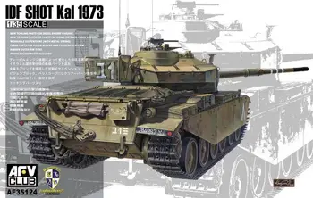 AFV Klub AF35124 1/35 Obsega IDF Strel Kal 1973 TANK MODEL 2019 NOV Model Kit Slike